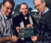 Werner Haas, Peter Guelzow и Chuck Green с прототипом БК-2.